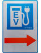 Indicator directionare catre statia de incarcare EV